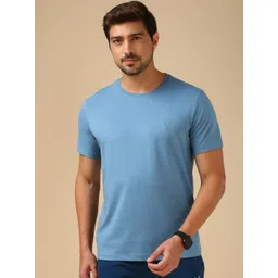 van heusen innerwear Van Heusen Men Solid Crew Neck Raw Edge T-shirt-picture-30