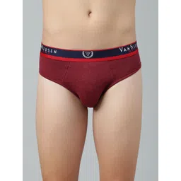van heusen innerwear Van Heusen Men Solid Jaspe Textured No Marks Briefs-picture-10