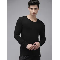 van heusen innerwear Van Heusen Men Solid Warmtech Low Neck Thermal Top-picture-26