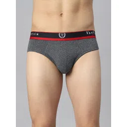 van heusen innerwear Van Heusen Men Solid Jaspe Textured No Marks Briefs 70009 image 1