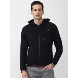 Van Heusen Sport Men Black Hooded Sweatshirt-picture-21