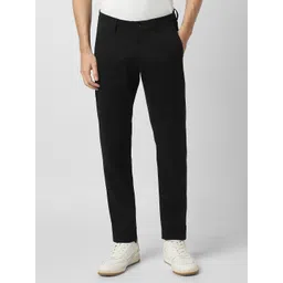 Van Heusen Sport Men Mid-Rise Slim Fit Pure Cotton Trousers-picture-28