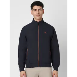 Van Heusen Sport Men Mock Collar Cotton Bomber Jacket-picture-23