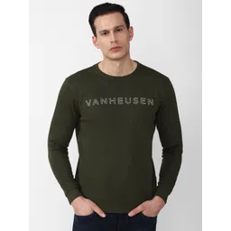 Van Heusen Sport Men Olive Green Sweatshirt-picture-23