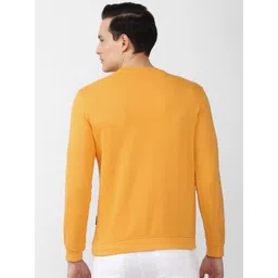 Van Heusen Sport Men Orange Printed Sweatshirt image 4