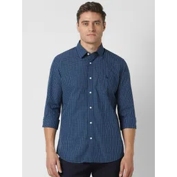 Van Heusen Sport Men Slim Fit Checked Cotton Casual Shirt-picture-31