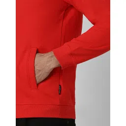 Van Heusen Sport Men Solid Hooded Sweatshirt image 4