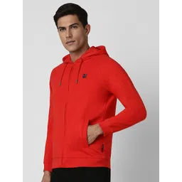 Van Heusen Sport Men Solid Hooded Sweatshirt image 5