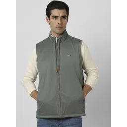 Van Heusen Sport Men Solid Reversible Cotton Tailored Jacket image 3