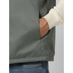 Van Heusen Sport Men Solid Reversible Cotton Tailored Jacket image 4