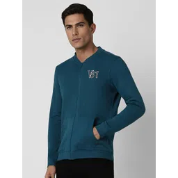 Van Heusen Sport Men Solid Round Neck Sweatshirt image 2