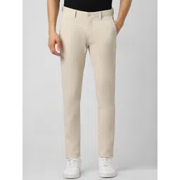 Van Heusen Sport Men Solid Slim Fit Trousers-picture-28