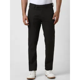 Van Heusen Sport Men Solid Slim Fit Trousers-picture-26