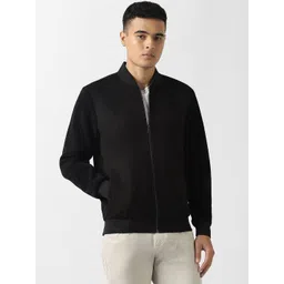 Van Heusen Sport Men Stand Collar Solid Bomber Jacket-picture-13