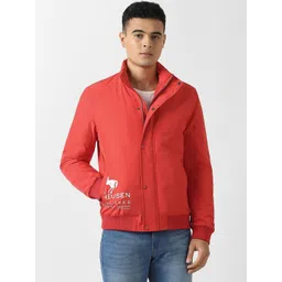 Van Heusen Sport Men Stand Collar Solid Bomber Jacket-picture-16