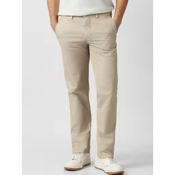 Van Heusen Sport Men Textured Slim Fit Mid-Rise Trousers-picture-30