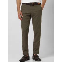 Van Heusen Sport Men Textured Slim Fit Trousers-picture-33