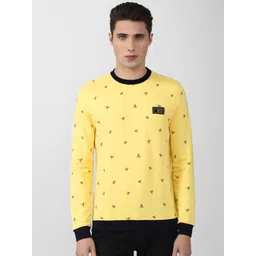 Van Heusen Sport Men Yellow Printed Sweatshirt-picture-32