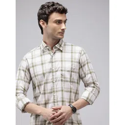 Van Heusen Sport Slim Fit Checked Pure Cotton Casual Shirt-picture-14