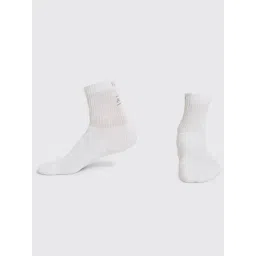 Van Heusen Active Snug Fit Anti Bacterial Crew Length Solid Crew Socks - Pack of 3 - White-picture-12