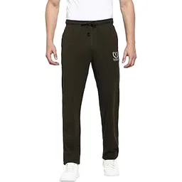 Van Heusen Athleisure Men's Regular Track Pants (70020_Moss Green-picture-12