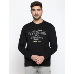 Van Heusen Athleisure Regular Fit Crew Neck Long Sleeve Sweatshirt - Black Ivy-picture-48