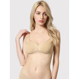 Van Heusen Beige Cotton Minimizer Bra-picture-38