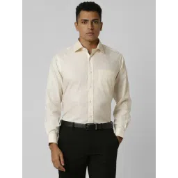 Van Heusen Beige Cotton Regular Fit Shirt-picture-10