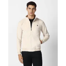 Van Heusen Beige Cotton Regular Fit Texture Sweatshirt-picture-32