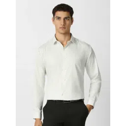 Van Heusen Beige Cotton Slim Fit Party Shirt-picture-20