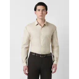 Van Heusen Beige Cotton Slim Fit Printed Shirt-picture-45