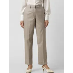 Van Heusen Beige Formal Trousers-picture-21