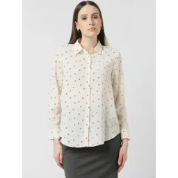 Van Heusen Beige Regular Fit Printed Shirt-picture-45