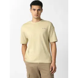 Van Heusen Beige Regular Fit Printed T-Shirt-picture-32