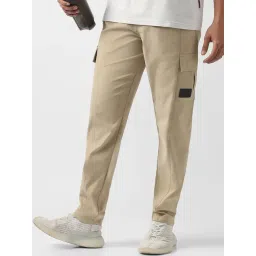 Van Heusen Beige Regular Fit Trackpants-picture-23