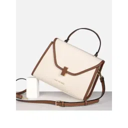Van Heusen Beige Satchel-picture-15