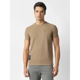 Van Heusen Beige Slim Fit T-Shirt-picture-48