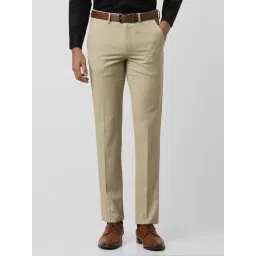 Van Heusen Beige Slim Fit Trousers-picture-30