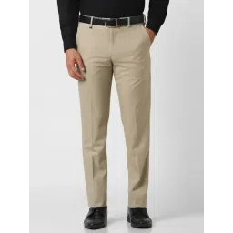 Van Heusen Beige Slim Fit Trousers-picture-28