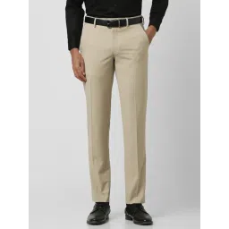 Van Heusen Beige Slim Fit Trousers-picture-14