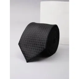 Van Heusen Black Checks Tie image 1