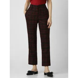 Van Heusen Black Checks Trousers-picture-43