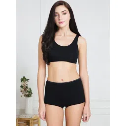 Van Heusen Black Cotton Plain Panty-picture-14