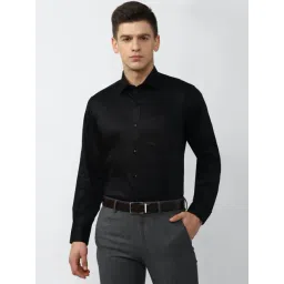 Van Heusen Black Cotton Regular Fit Shirt-picture-32