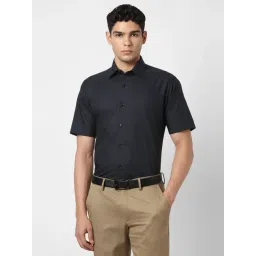 Van Heusen Black Cotton Regular Fit Shirt-picture-40