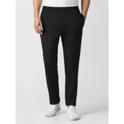 Van Heusen Black Cotton Relaxed Fit Trackpants-picture-17
