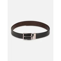 Van Heusen Black Leather Reversible Belt For Men-picture-45