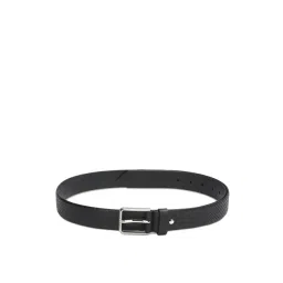 Van Heusen Black Leather Solid Waist Belt-picture-28