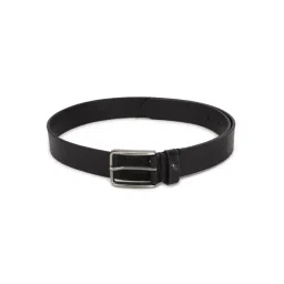 Van Heusen Black Leather Textured Formal Belt for Men-picture-37