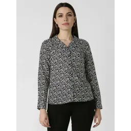 Van Heusen Black Printed Shirt-picture-36